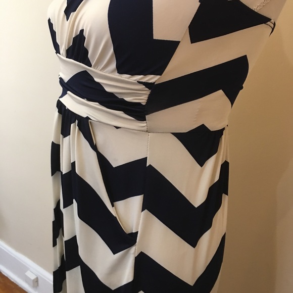 👗Fashionomics Maxi Chevron Pattern Dress.Size S👗 - Picture 2 of 5